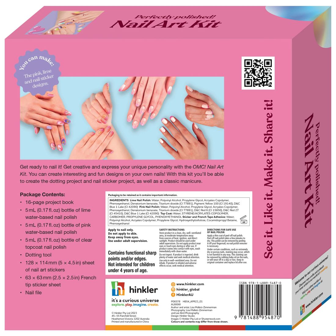 Oh My Craft! Nail Art Kit Target Australia