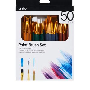 Anko 50 Piece Paint Brush Set product image