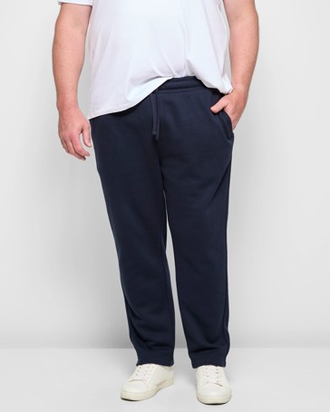Plus Size Non Cuffed Trackpants