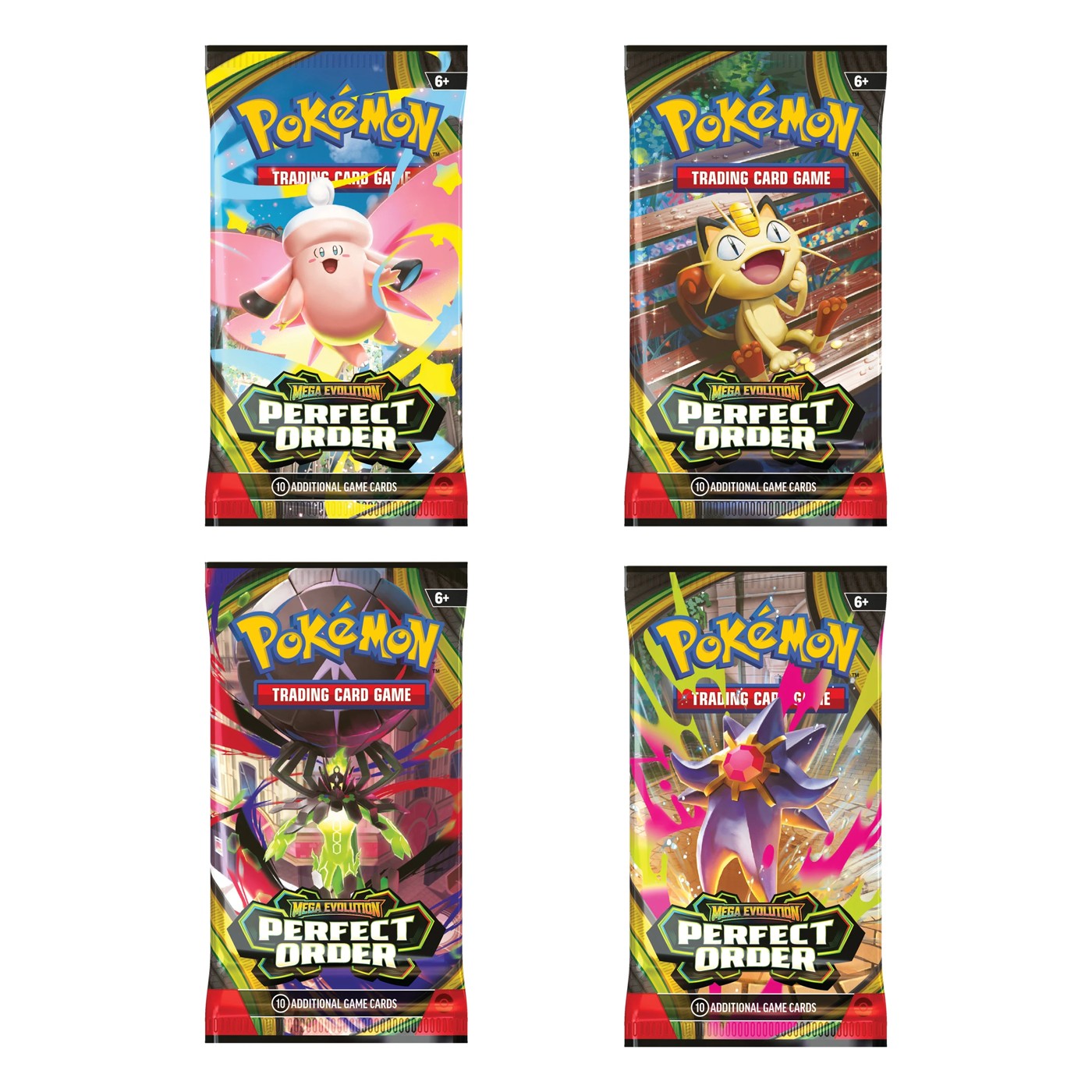 Pokemon TCG: Mega Evolution—Perfect Order Booster Display (36 Booster Packs) - Assorted 4 of 5