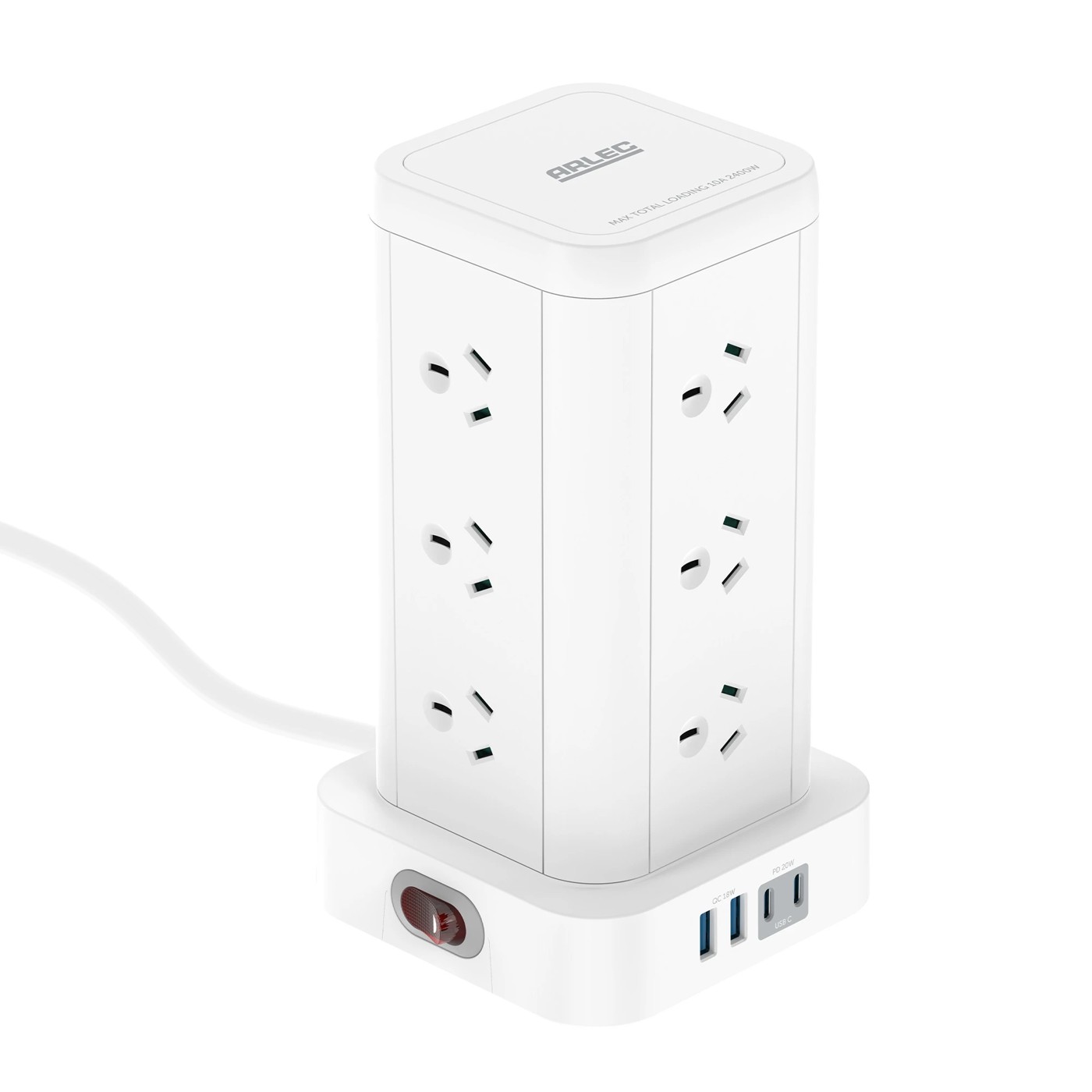Arlec 12 Outlet Desktop Power Station 2 of 3