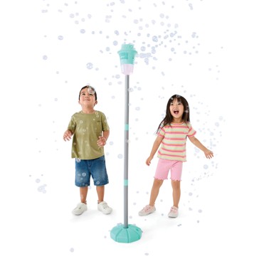 Street Lamp Bubble Machine