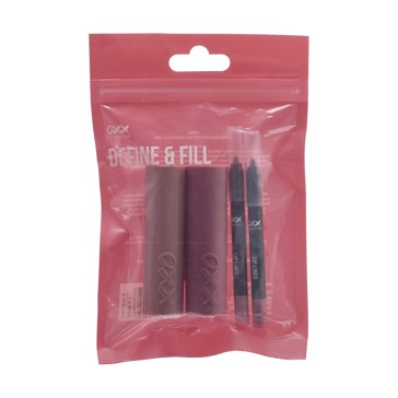 4 Piece Define and Fill Lip Kit, Day to Night - OXX Cosmetics