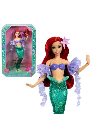 Disney Princess Sparkling Princess Series Mermaid Ariel Fashion Doll