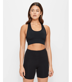 Active Medium Impact Zip Front Sports Crop Bra