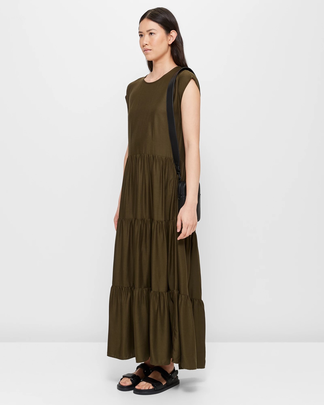 Sleeveless Tiered Maxi Dress | Target Australia