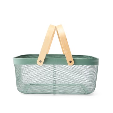 Mesh Basket, Large, Green - Anko