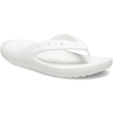 Crocs Kids Unisex Classic Flip Thongs - White