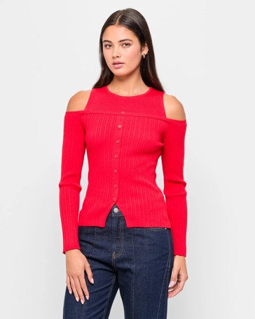 Two-Fer Knit Top - Lily Loves