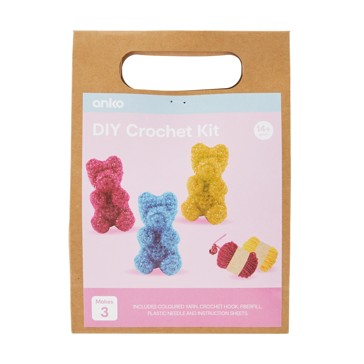DIY Crochet Kit, Bear - Anko