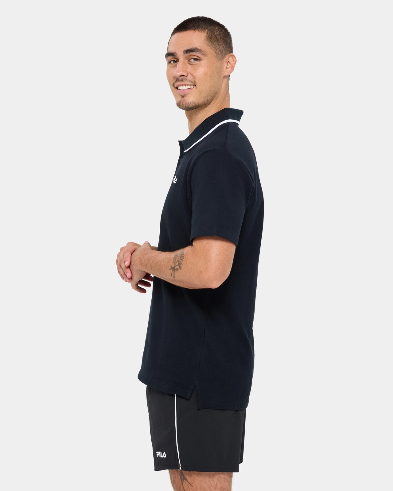 Fila Dante Polo Top - Black 3 of 6