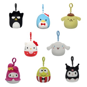 Squishmallows 3.5-inch Hello Kitty Clips - Assorted*