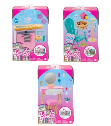 Barbie Furniture and Accessory Packs - Assorted*