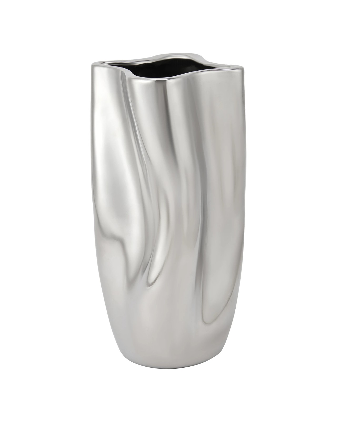 Anko Chrome Look Vase 3 of 5