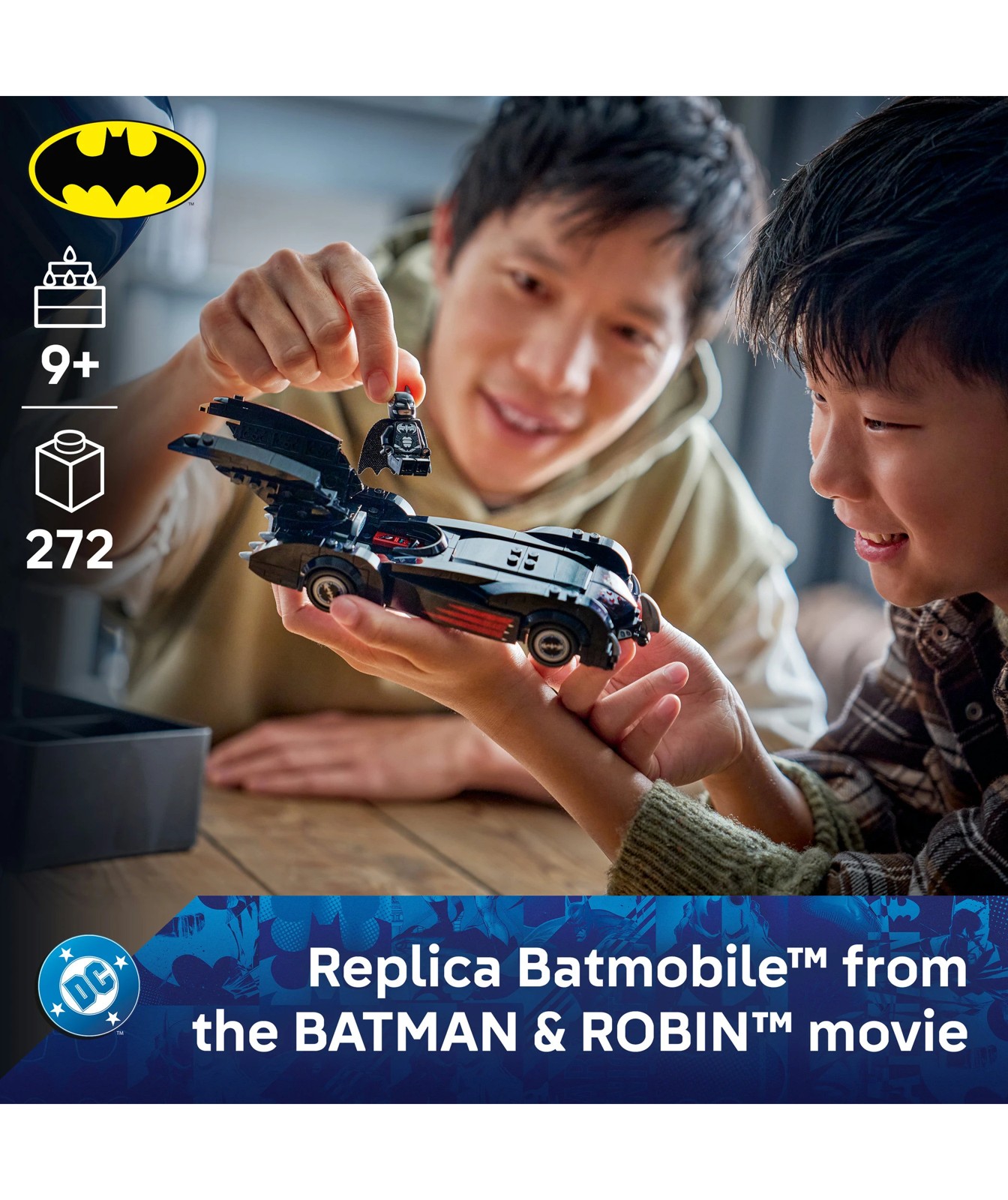 LEGO® Super Heroes Batman & Robin™ Batmobile™ 76333 2 of 6