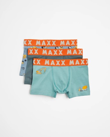 Boys 3 Pack Trunks - Maxx