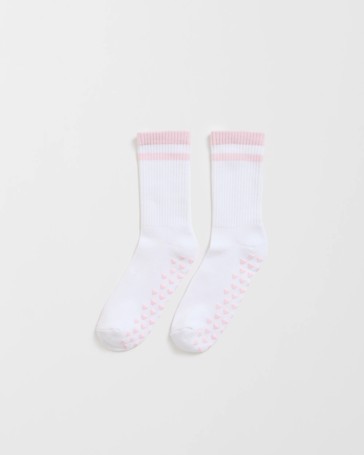 Active Australian Cotton Blend Crew Pilates Socks