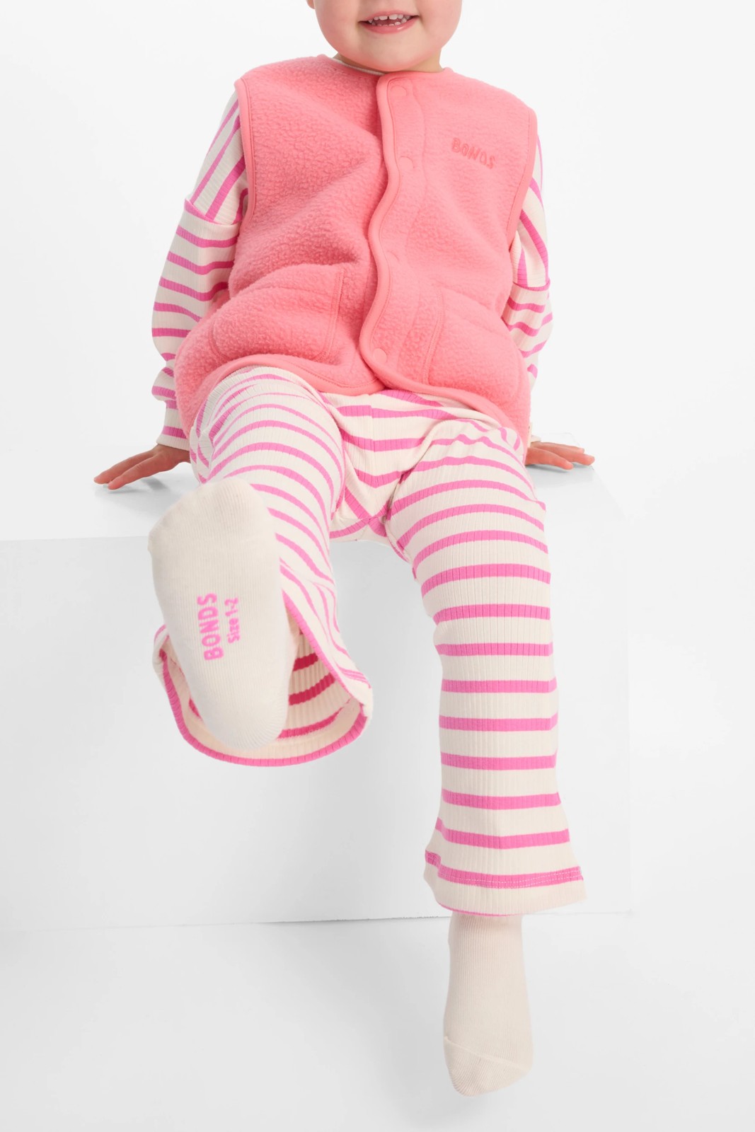 Bonds Baby 3 Pack Pattern Rib Crew Socks  5 of 5