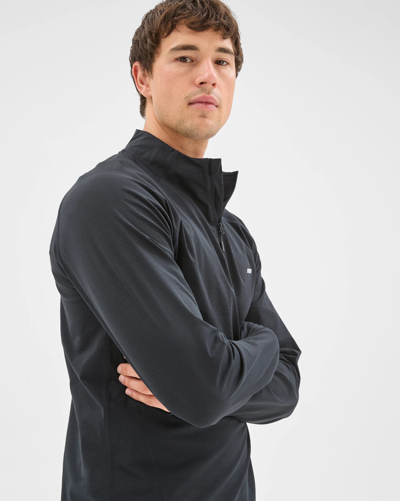 Active 1/2 Zip Jumper - Black 4 of 6