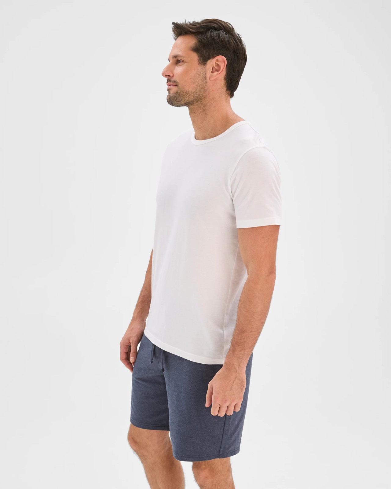 Maxx Lightweight Terry Sleep Shorts - Navy 4 of 6