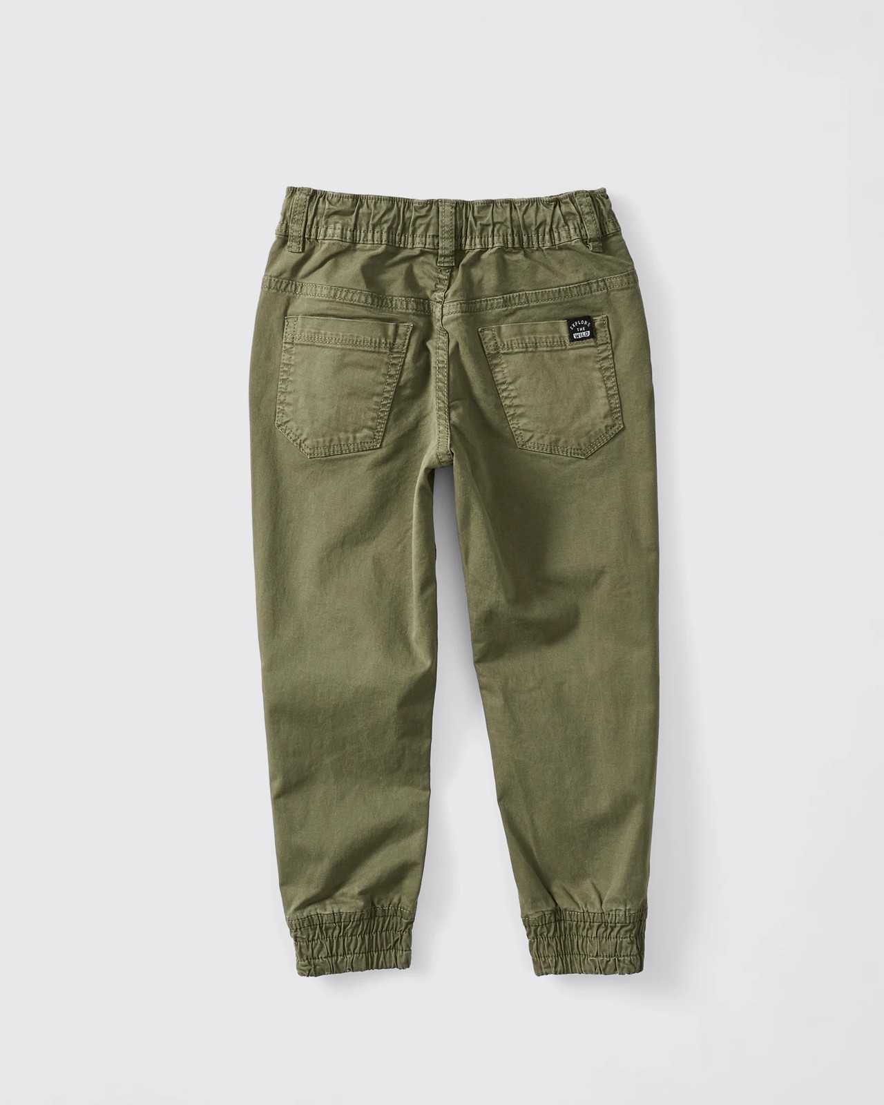 Twill Cuffed Pant - Khaki