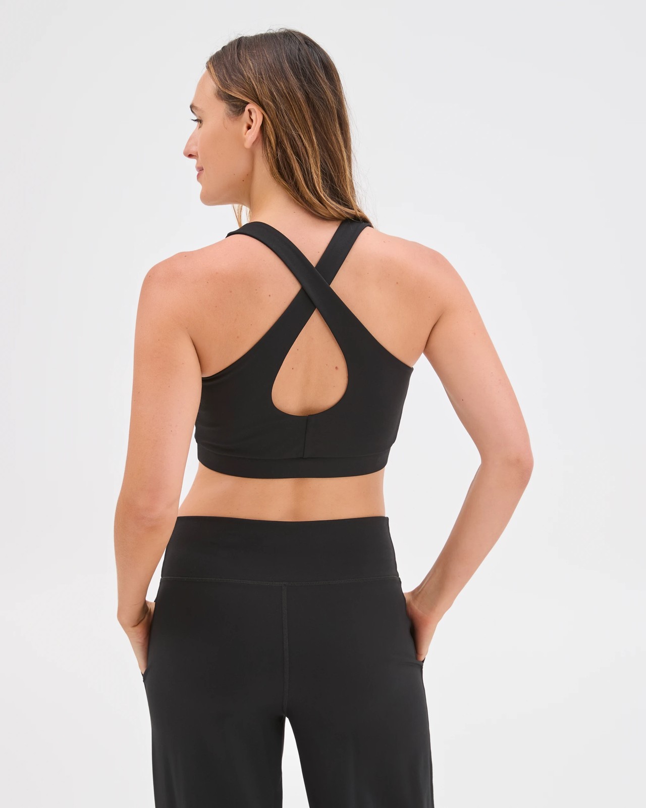 Active Studio Soft Cross Back Crop Top 3 of 5