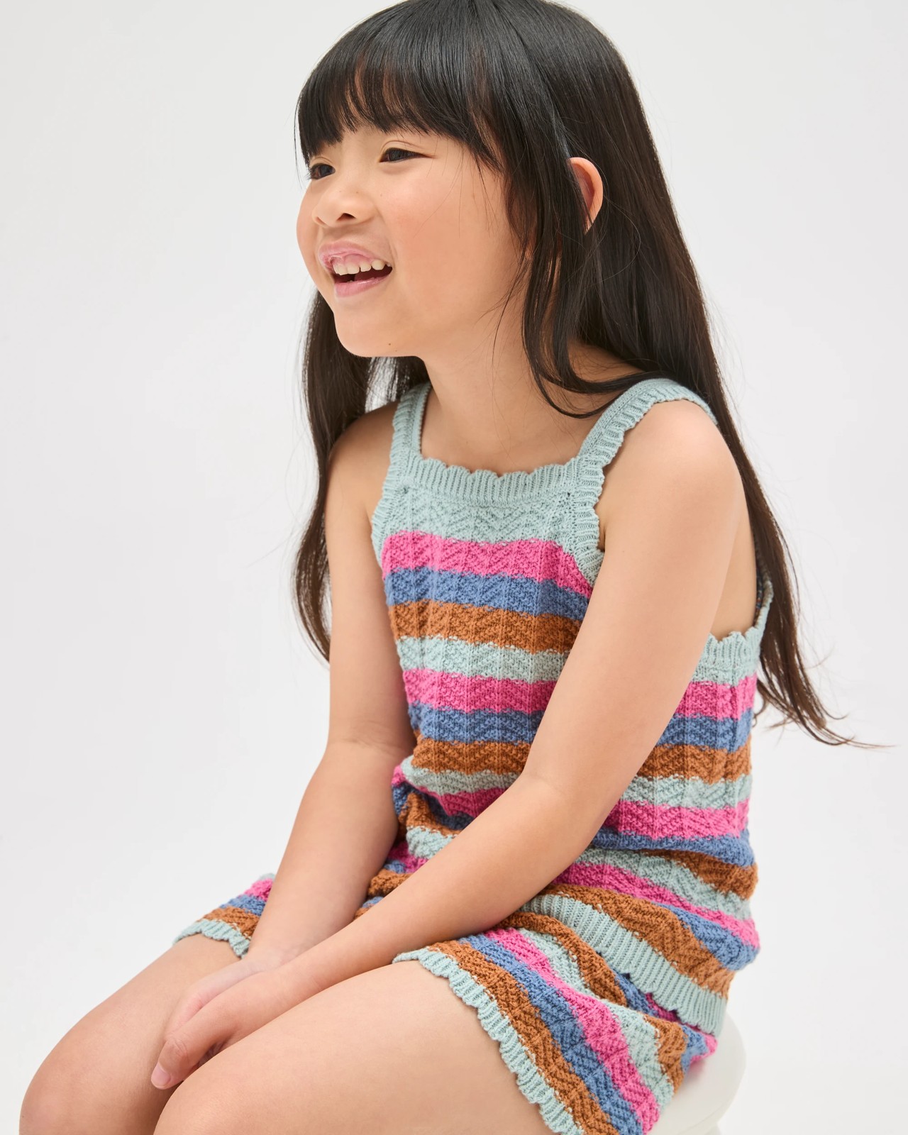 Australian Cotton Crochet Tank Top and Shorts Set 2 of 5