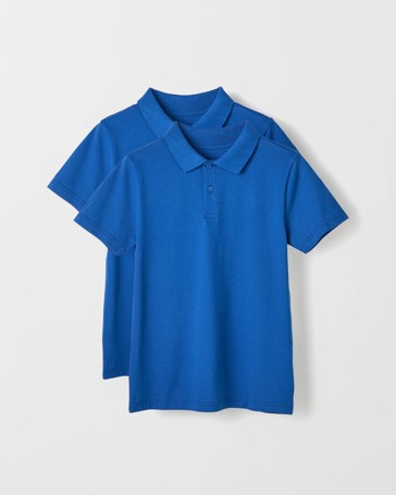 Australian Cotton 2 Pack Short Sleeve Polo T-Shirt