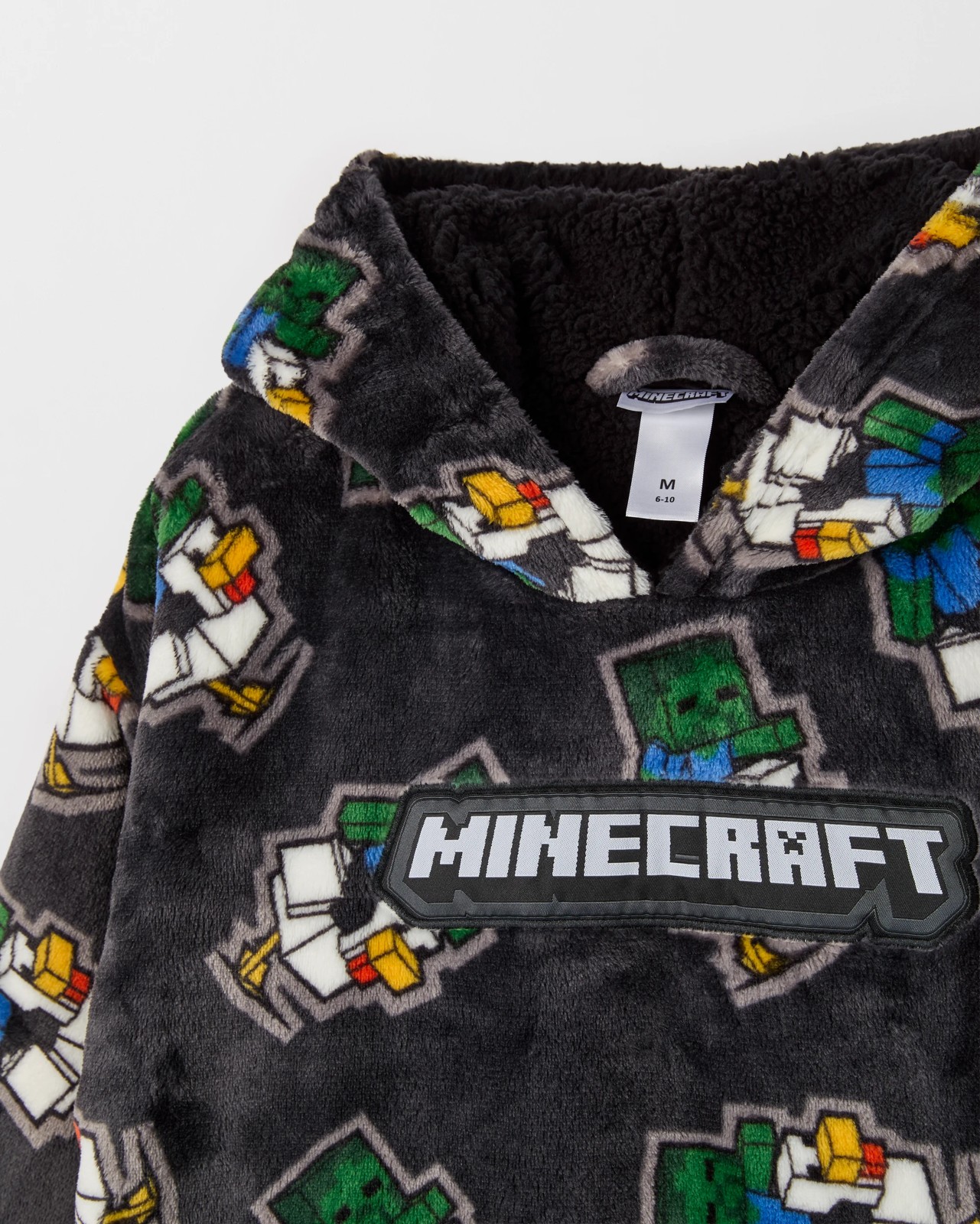 Minecraft Coral Fleece Oversized Hoodie 5 of 5