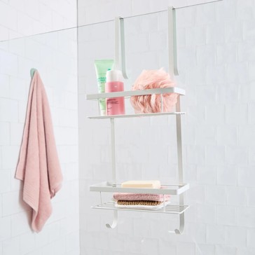 Anko Over Door Shower Caddy - White