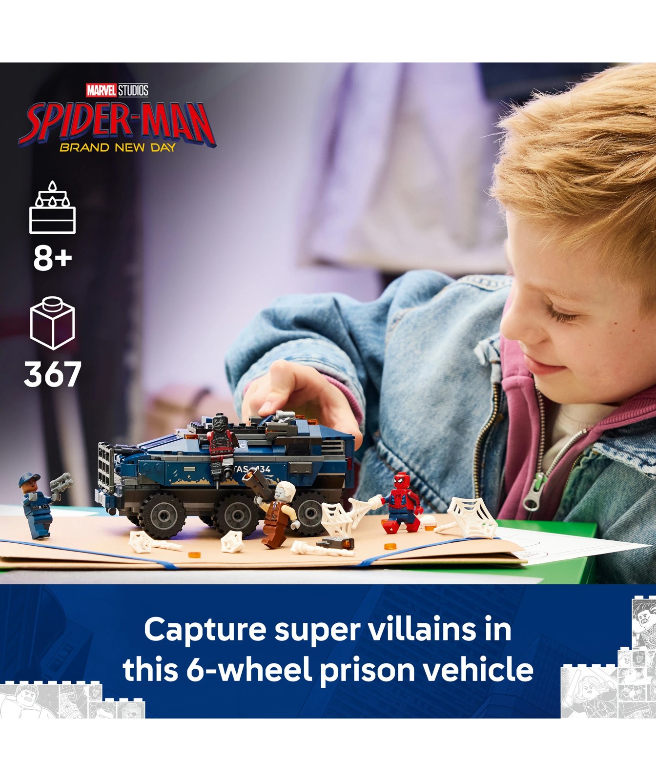 LEGO® Super Heroes Marvel Spider-Man Prison Transport Chase 76349 2 of 5