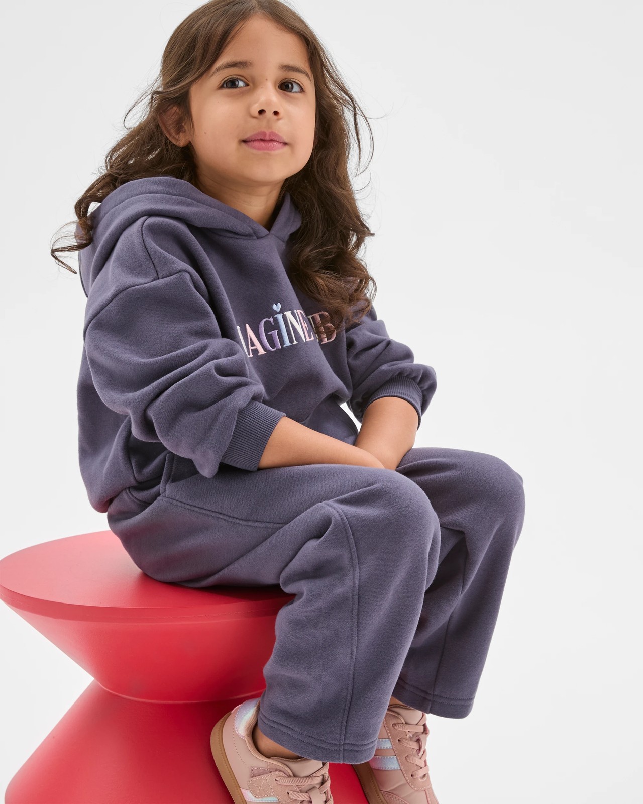 Fashion Heavyweight Barrel Leg Trackpants - Dark Purple 3 of 6