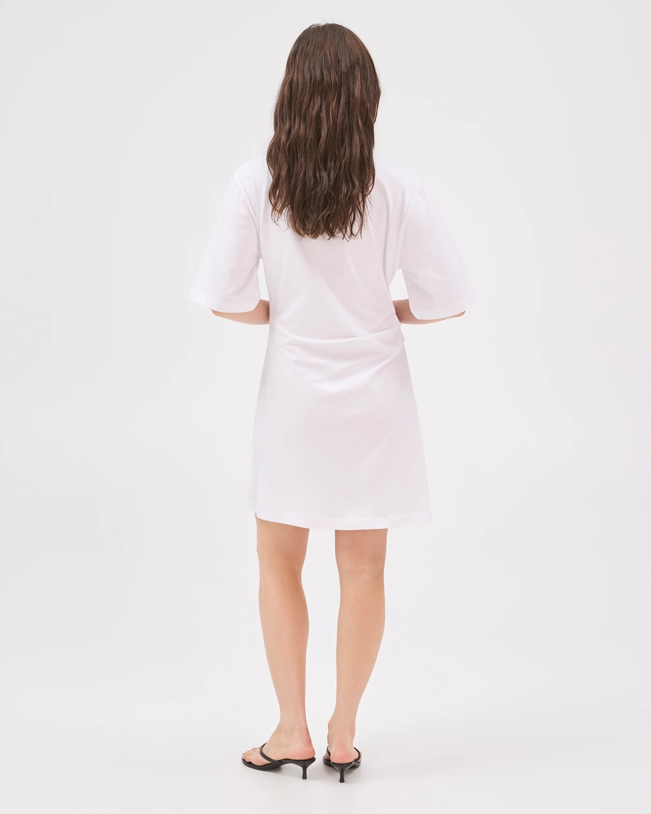 Lily Loves Australian Cotton Mini T-Shirt Dress - White 5 of 6
