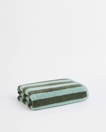 Rayne Australian Cotton Stripe Bath Towel