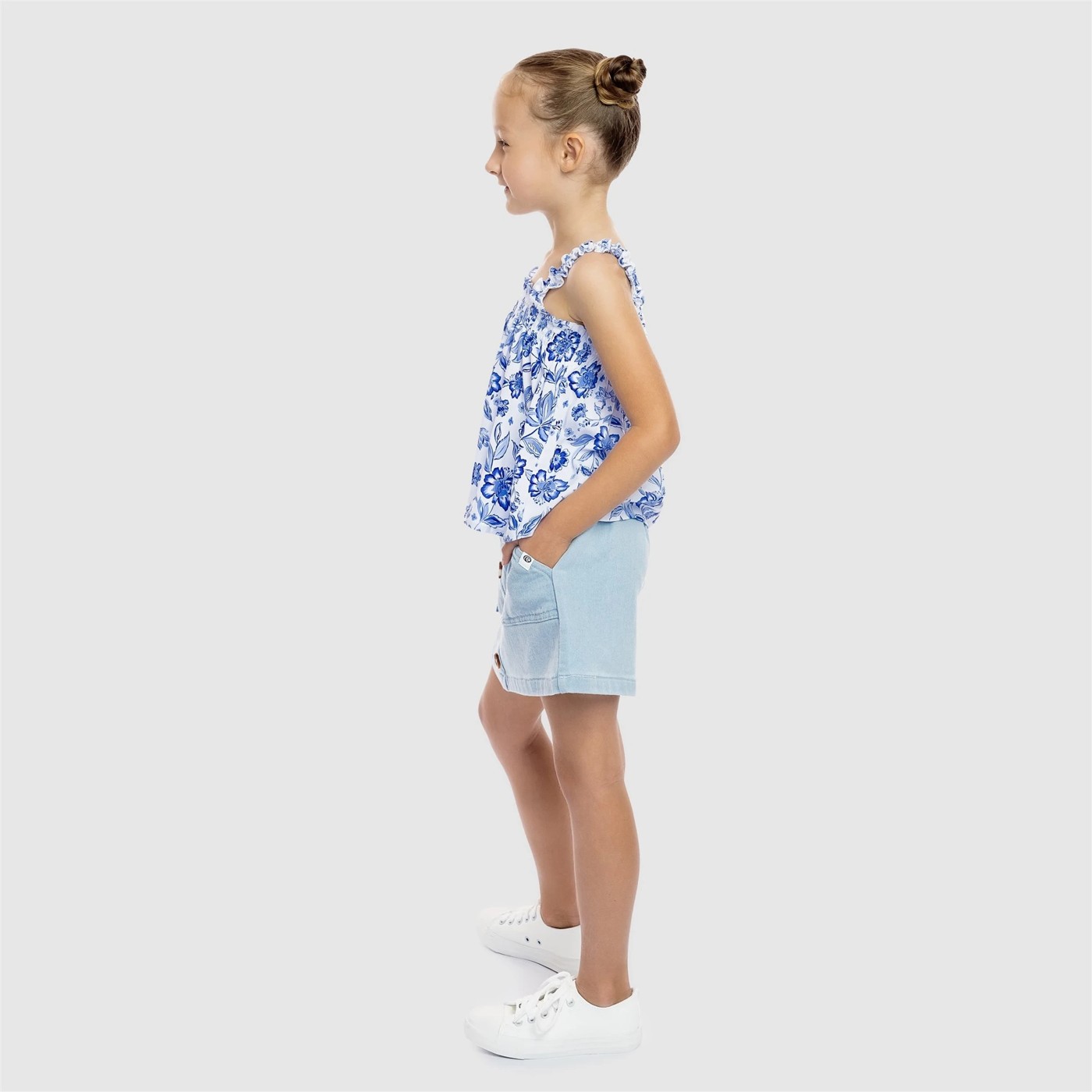 Piping Hot Chambray Skirt 6 of 6