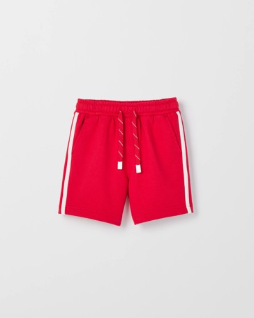 Australian Cotton Blend Elastic Waist Shorts