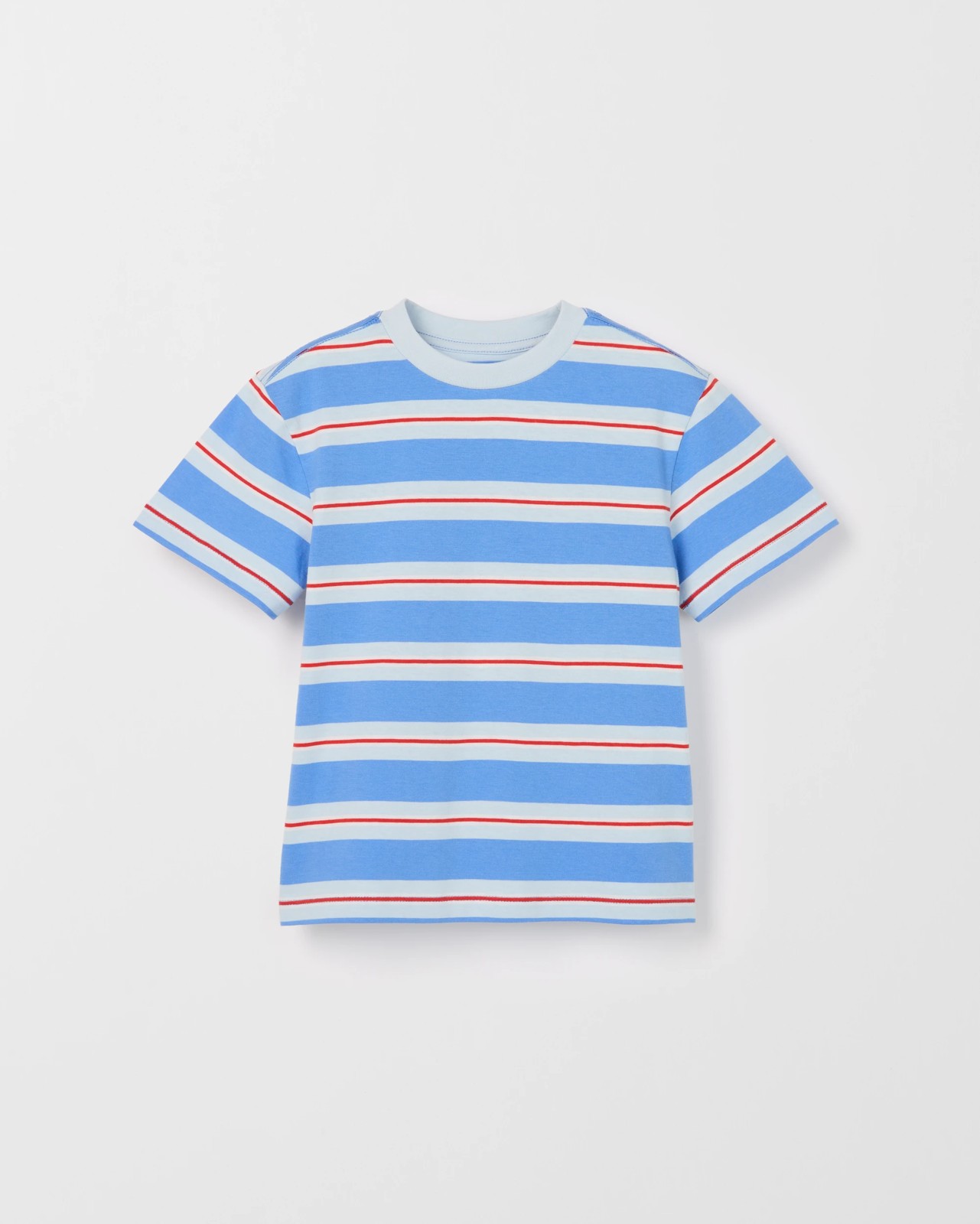 Australian Cotton Short Sleeve T-Shirt - Blue 5 of 6
