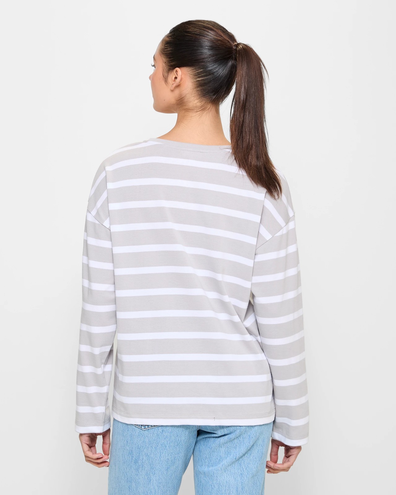 Long Sleeve Stripe Essential T-Shirt - Lily Loves 4 of 5