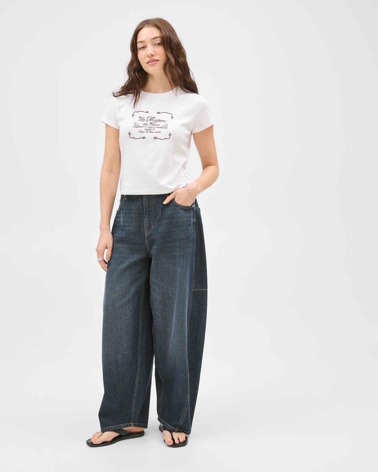 Lily Loves Australian Cotton Slim Fit T-Shirt - La Maison Dei Fiori 2 of 5