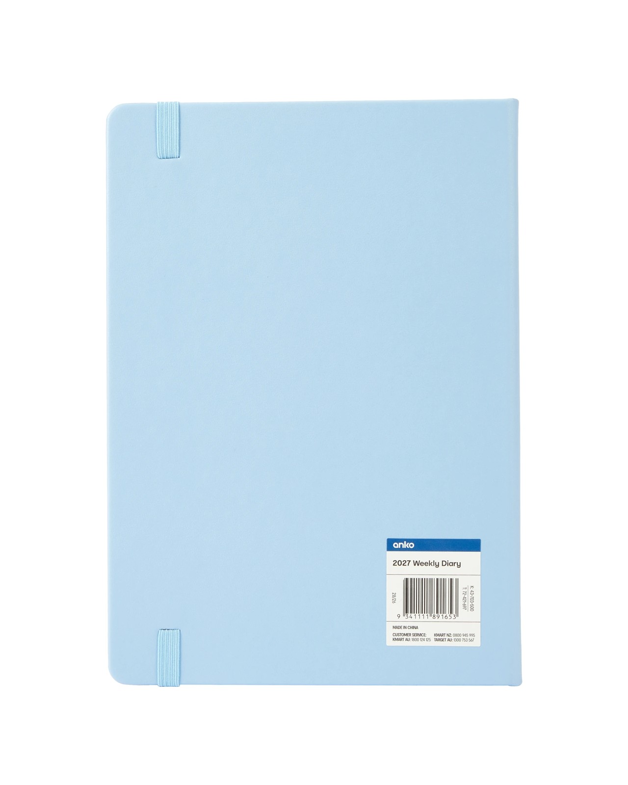 Anko 2027 Weekly Diary - Blue 6 of 6