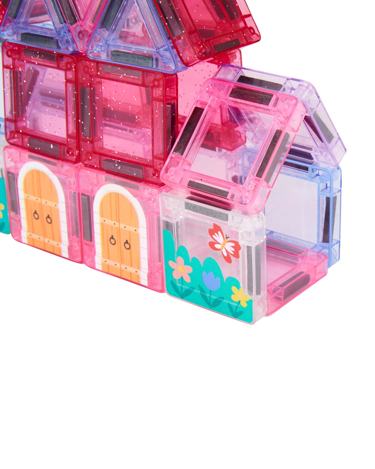 Anko 34 Piece Magnetic Mini Tiles Castle Set 3 of 5