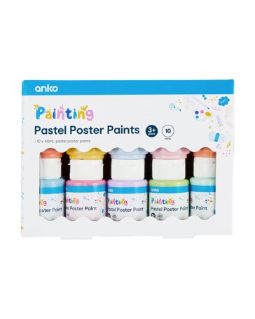 Anko 10 Pack Poster Paint Set