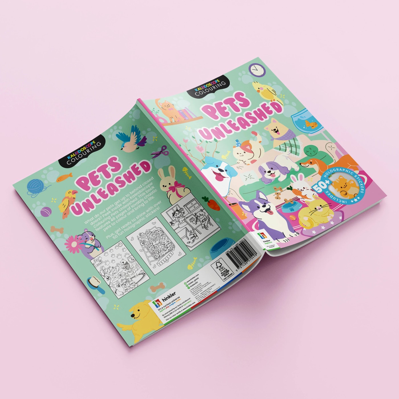 Kaleidoscope Colouring: Pets Unleashed - Book 6 of 6