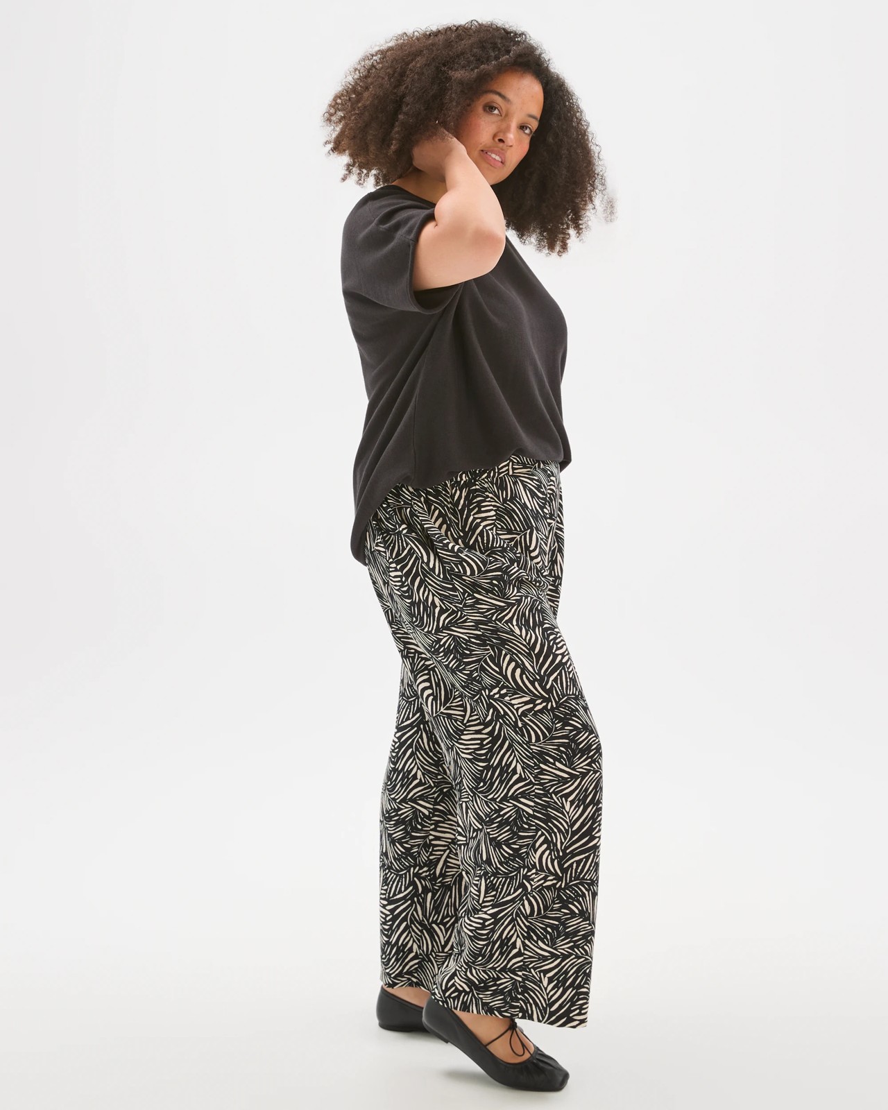 Plus Size Tie Front Pants 2 of 6