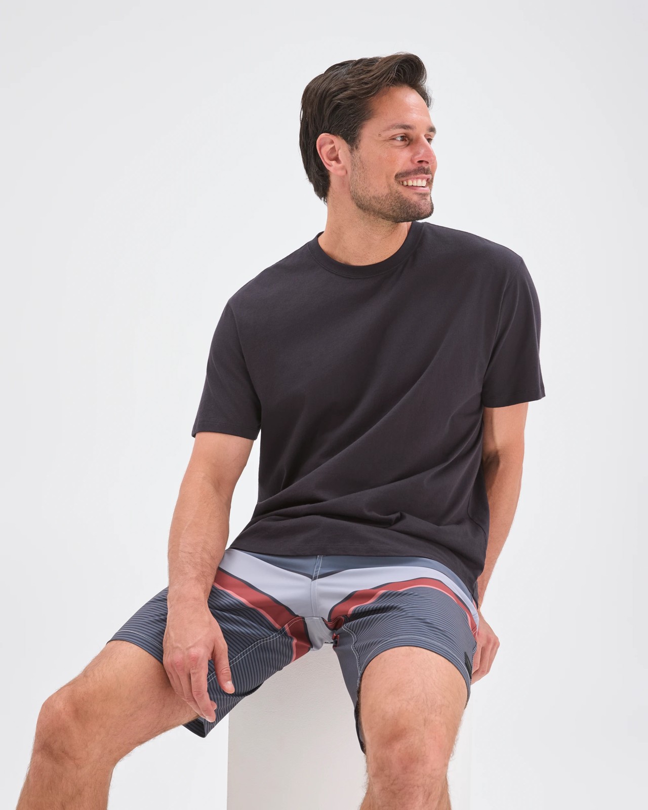 Striped Swim Boardshorts 2 of 5