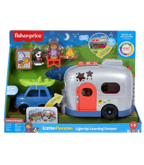 Fisher-Price Little People Light-Up Learning Camper