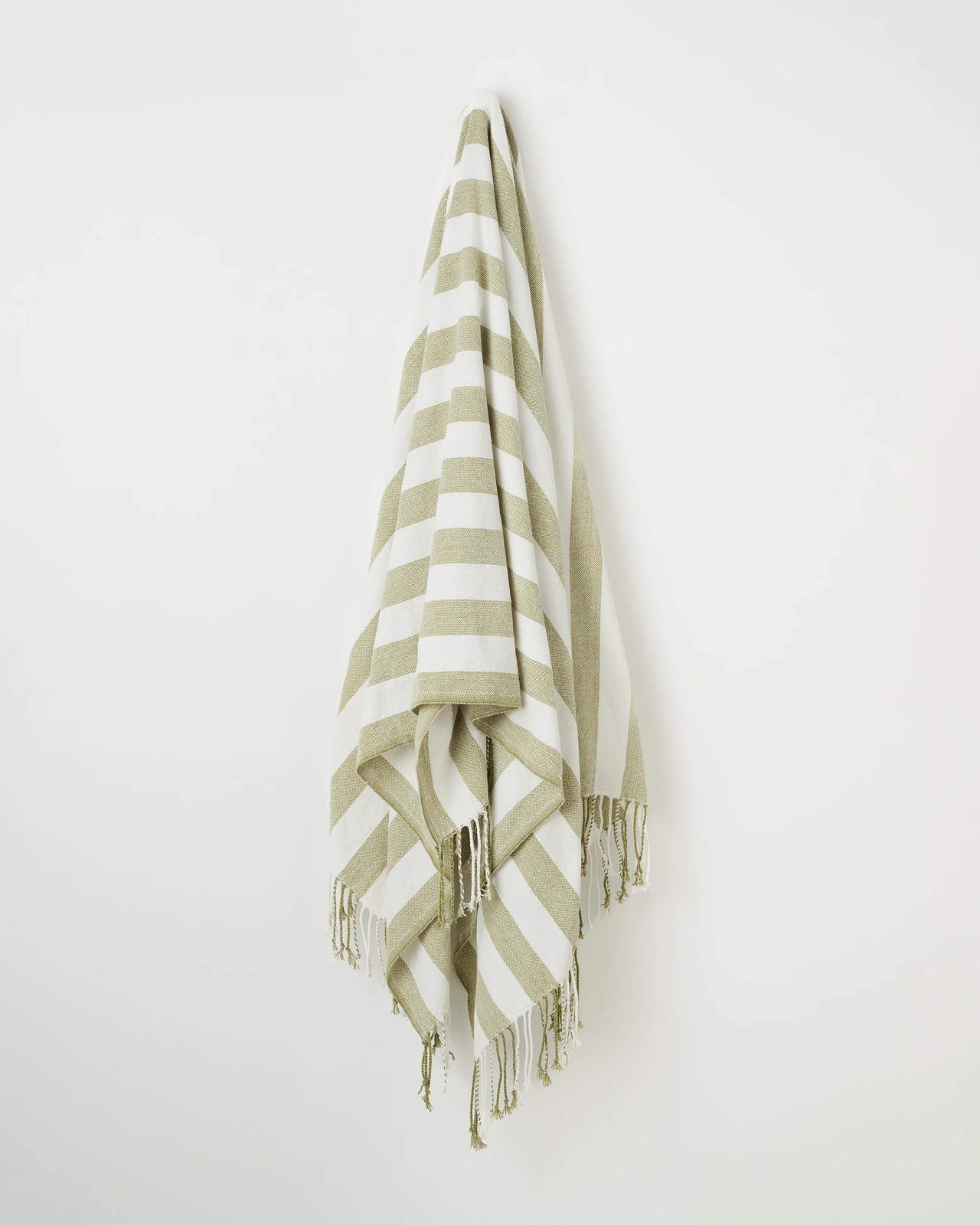 Chenille Stripe Throw - Sage Stripe 2 of 2