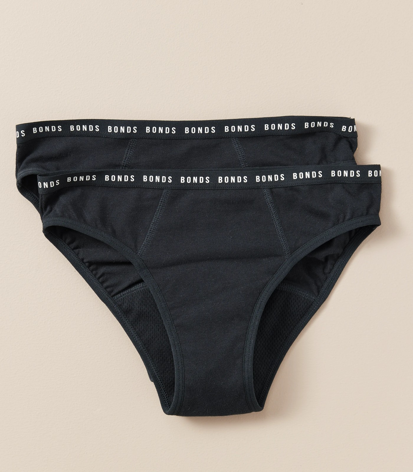 Bonds Bloody Comfy Gee Light Period Undies Brief In Black