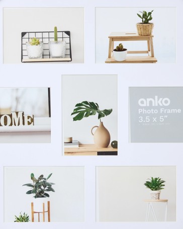 Anko Collage Photo Frame - 3.5in. x 5in. - Natural