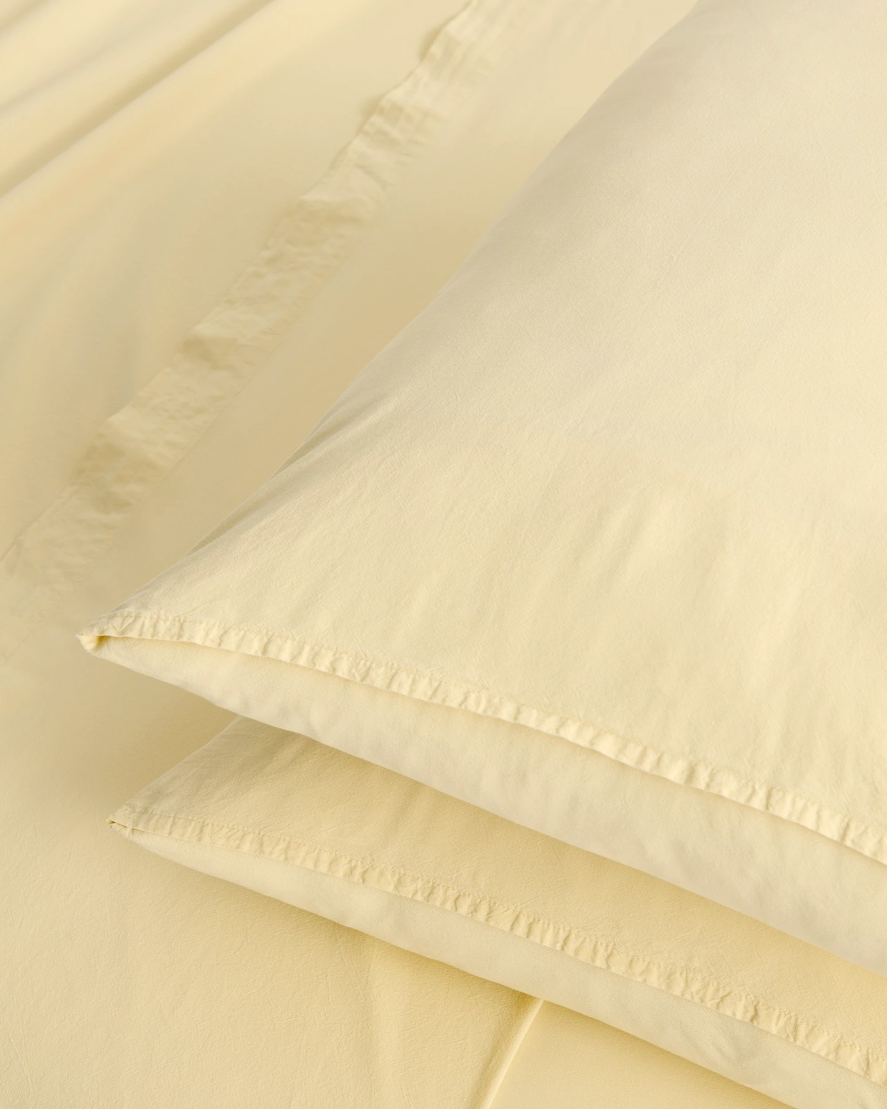 Arlo Cotton Stonewash Sheet Set - Sunlight 2 of 3